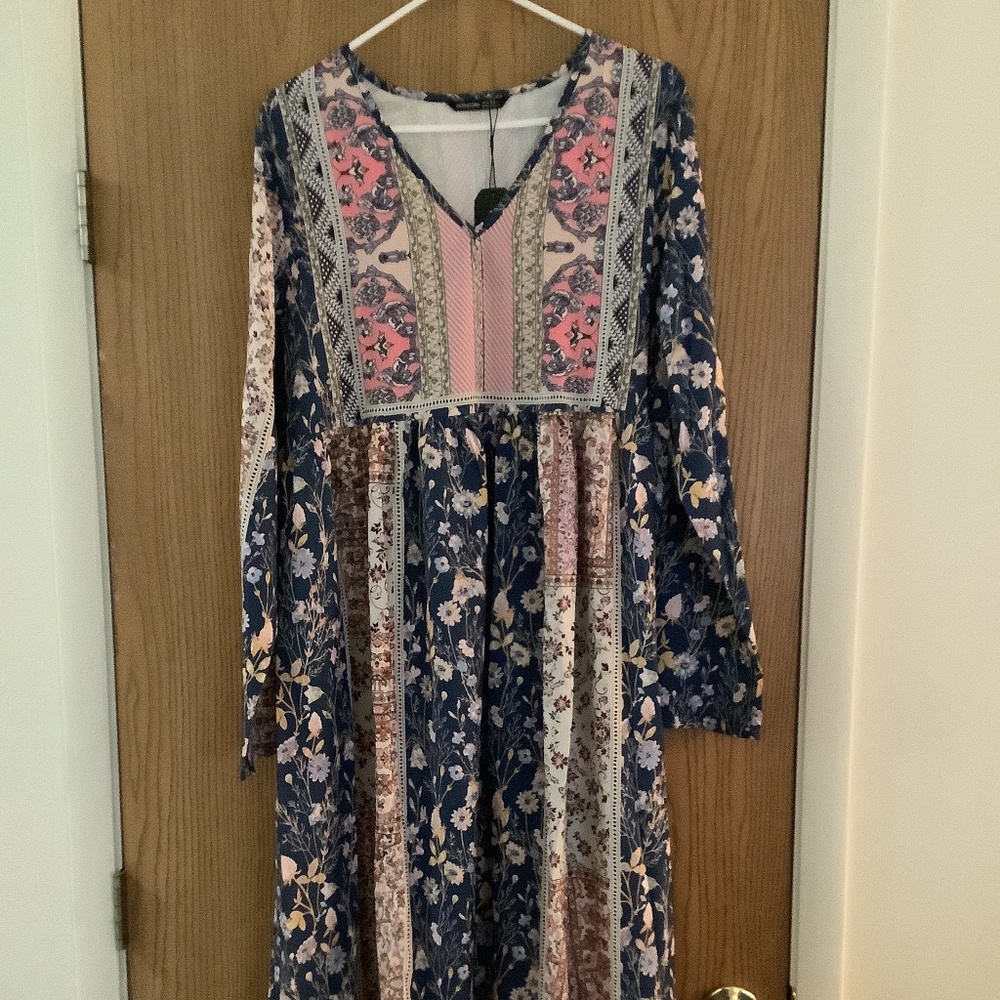 NWT Noracora  Multi Color Long LoungerSize  XXL